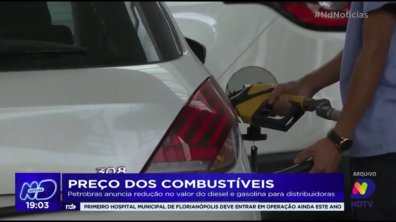 Preço dos combustíveis: Petrobras anuncia redução no valor do diesel e gasolina para distribuidoras