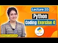 Coding Exercise for Beginners in Python Exercise Python for Beginners