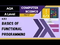 171 AQA A Level 7517 SLR25 - 4 12 1 Basics of functional programming
