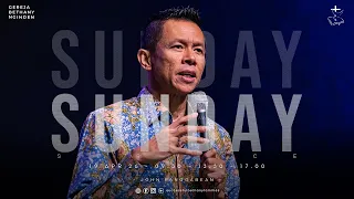 ibadah raya pdt john panggabean gereja bethany nginden