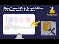 Using T-SQL to Eloquently Display our SQL Server Version Associated Metadata