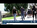 First day of in-person classes at UCSD since start of Pandemic