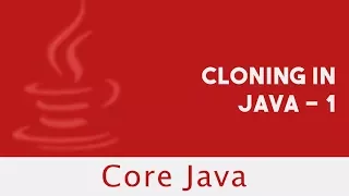 Core Java Cloning in Java - 1 Part 77