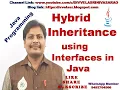 Hybrid Inheritance in Java Hybrid Inheritance Types of Inheritance Java Programming