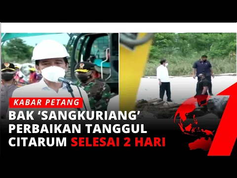 PATEN! Presiden Jokowi Targetkan Perbaikan Tanggul Citarum Selesai 2 Hari | tvOne