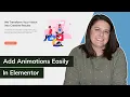 Elementor Interactive Animations