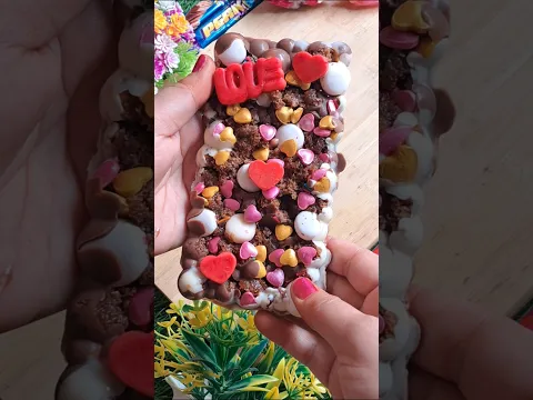 😱Aj mumma🥰ke liye bnai Choco Star&Almonds ki Bubby homemade chocolate🍫 #Happy teacher's day #shorts