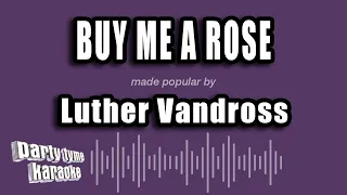 luther vandross buy me a rose karaoke version
