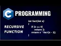 recursive function in C Programming Hindi