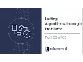 Learn sorting algorithms through problems - Part 3 of 5