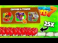 Can we beat the Rogue-like mod with 25x Bloons Modded BTD 6