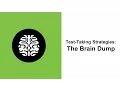 Test Taking Strategies The Brain Dump
