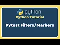 Part 8 Selenium With Python Tutorial For Beginners Filter your test using pytest Pytest Marker