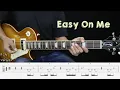 Easy On Me - Adele - Instrumental Guitar Cover + TAB