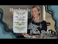 Here s how I make a hand drawn tattoo flash sheet