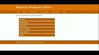 Restaurant Management System Python Django Project Tutorial