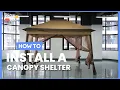 How to Install the 11 x 11 Feet 2-Tier Pop-Up Gazebo Tent Portable Canopy NP10470