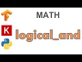53 logical - and TensorFlow Tutorial