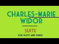 Charles-Marie Widor - Suite for Flute and Piano, Op. 34 (1877) [Score-Video]