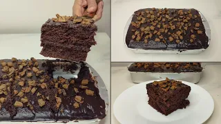 الترند الجديد ال محير الكل كيكه غرقانه شوكولاته الفزعه من بلبن هتعمليها بطعم ينافس بلبن نفسه 