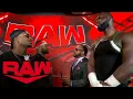 Omos challenges Angelo Dawkins to a match Raw July 18 2022