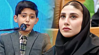 أقوي تلاوة أبهرت سفيرة ايران بكل خشوع من سورة نوح والتكوير والانفطار الشاب صالح مهدي زاده 