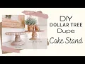 DIY Dollar Tree Cake Stand Dollar Tree DIY Home Decor