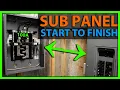 How To Install a Sub Panel Start to Finish
