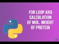 Bioinformatics For loops Python BioCode Ltd