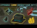 Opening 1 000 Brimstone Keys Brimstone Chest Loot - OSRS