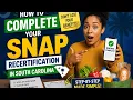 How to complete your SNAP recertification in South Carolina