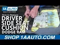 How to Replace Drivers Side Seat Cushion 06-08 Dodge Ram