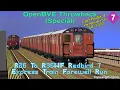OpenBVE Throwback Special - R26 To R36WF Redbird 7 Express Train Farewell Run