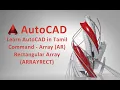 AutoCAD Tamil Array Rectangular Command