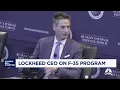 Lockheed Martin CEO responds to Elon Musk s criticism of F-35 program