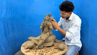  How to make a clay statue easily | मिट्टी से मूर्ति बनाने का सबसे आसान तरीका सीखो! #baniksart