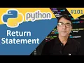Python Return Statement Return Statement in Python Function Python for beginners - 101