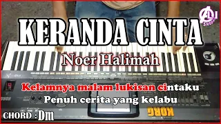 Download KERANDA CINTA - Noer Halimah | Karaoke Dangdut Korg Pa3x (Chord\u0026Lirik) MP3