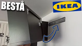 Download IKEA BESTA -  How to fix TV wall cabinet - Fixer meuble haut murale MP3