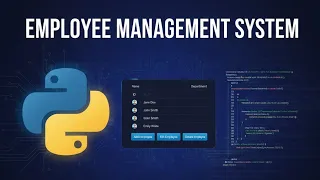 Employee Management System using Core Python How to implement Multiple Class OOPs in Python
