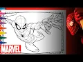 MARVEL SPIDERMAN COLORING PAGE - SPIDER-MAN Coloring Book