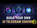 How To Build Free Custom AI Chatbots For Telegram Using Python Gemini Latest Full Tutorial