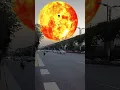 Download Lagu The Fireball 🌎🔥 Approached The Earth One Day | 3D Special Effects | 3D Animation #shorts #vfxhd