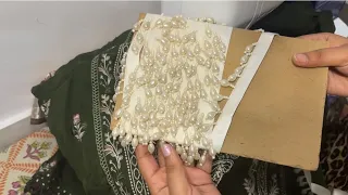 Trendy Latkan button designs + lace  के साथ बनाये कुर्ती दामन का खूबसूरत डिज़ाइन 