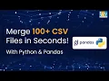 How to Merge Multiple CSV Files in Python Using Pandas Step-by-Step Guide