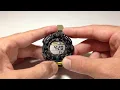 Casio Pro trek PRG240 Configure Home City