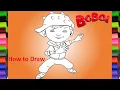 How to Draw Boboiboy cartoon cartoon Drawing Boboiboy in hindi 2021 Colouring Pages