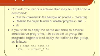 Unix Shell Scripting Programming Features Part 5