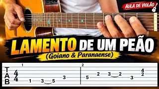 Música que não pode faltar no churrasco, Lamento de um Peão no violão