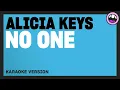 Alicia Keys - No One (Karaoke Version)